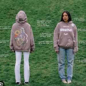 Lonely Ghost x Jenis Ice Cream How’s the Weather Inside Your Head Hoodie